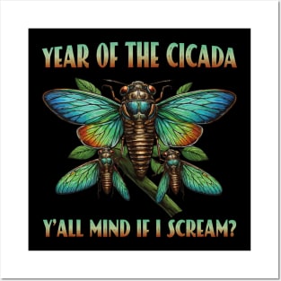 Brood Cicada Lover Year Of The Cicada 2024 Cicada Invasion Posters and Art